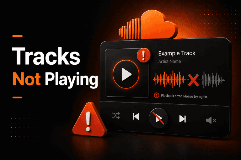 SoundCloud tracks not playing issue fix guide